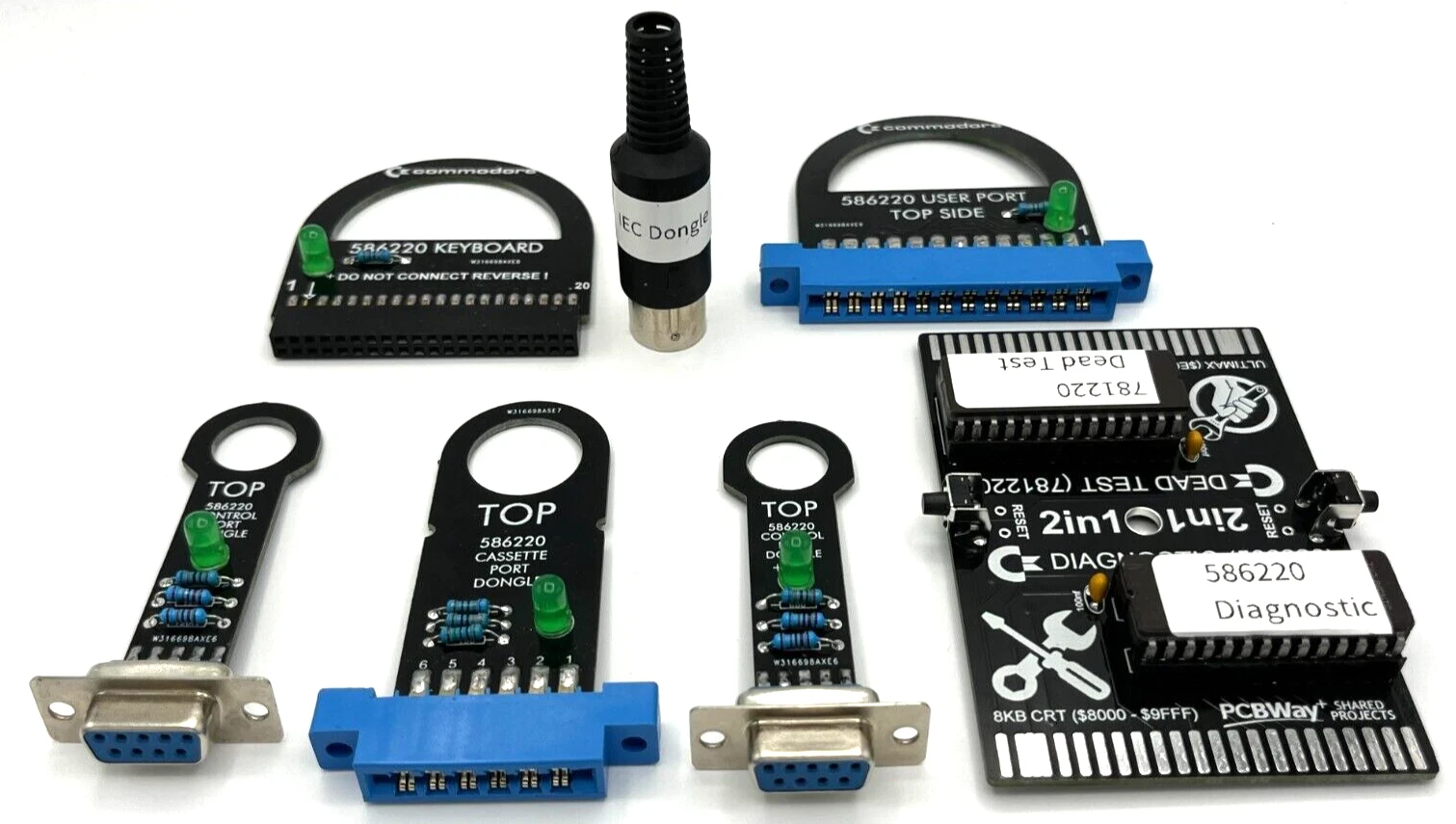 Commodore 64 Diagnostic Kit - Full Kit (2-in-1 Cartridge & Harness) thumbnail 5